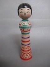 画像: 22美品 高さ18.5cm　津軽系 奥瀬陽子　こけし